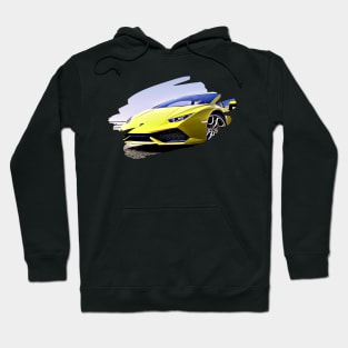 Huracan Art Print Hoodie